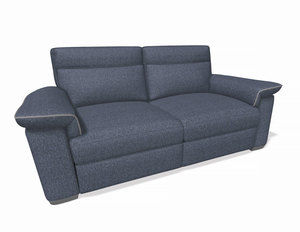 Brivido B757 Fabric Sofa (Made to order fabrics)