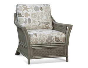 Boca Chair and Ottoman (Made to order fabrics and finishes)