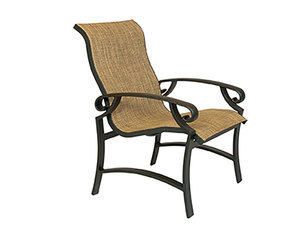 Monterey Sling Outdoor Lounge Chair (Made to order fabrics and finishes)