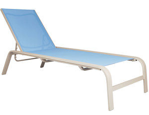 Seaside Sling Adjustable Chaise (Stackable) - Made to order fabrics and finishes