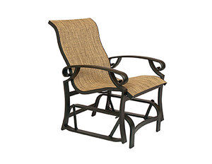 Monterey Sling Glider Lounge Chair (Made to order fabrics and finishes)