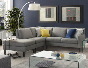 Quiete C009 Fabric Sectional (Made to order fabrics)