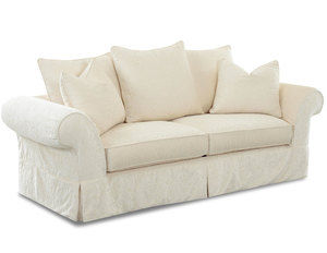 Charleston Slipcover Sofa with Down Cushions (98&quot;) Made to order fabrics