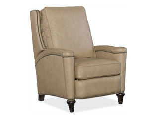 Rylea Leather Recliner Chair (Beige)