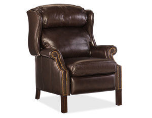 Finley Wing Back Leather Recliner (Cipriani)