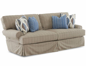 Lahoya Slipcover Sofa with Down Seating Cushions (93&quot;) Made to order fabrics