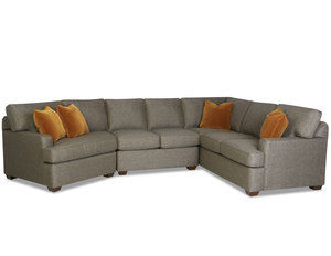 Pantego T Seat Stationary Sectional (Made to order fabrics and leathers)