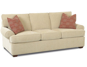Troupe Stationary T Seat Sofa (88&quot;) Made to order fabrics