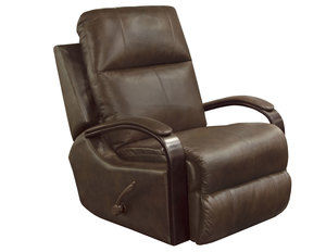 Gianni Leather Glider Recliner w/Heat &amp; Massage (Choice of Colors)