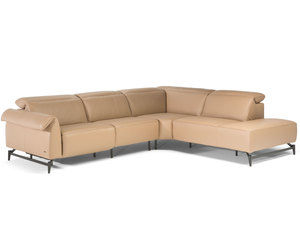 Leggiadro C143 Leather Stationary Sectional (Made to order leathers)