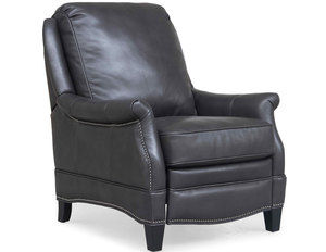 Ashebrooke Leather Recliner in Gray