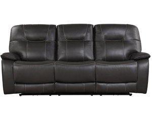 Axel Power Headrest Power Reclining Sofa in Ozone (Leather like fabric)