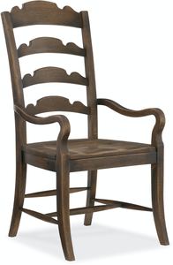 Hill Country Twin Sisters Ladderback Arm Chair - 2 per carton/price ea