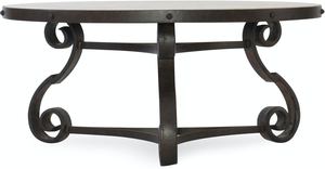 Hill Country Luckenbach 40&quot; Round Cocktail Table
