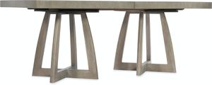 Affinity 78in Rectangle Pedestal Dining Table w/2-18in Leaves