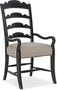 La Grange Twin Sisters Ladderback Arm Chair - 2 per carton/price ea