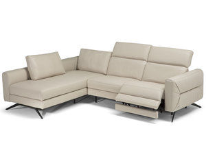 Patto C220 Power Reclining Power Headrest Sectional with Hidden Storage (Made to order leathers)
