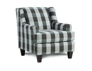 Block Party Ebony Accent Chair (Performance Fabric)