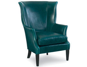 Daly Leather Wing Chair (Made to Order Leathers)