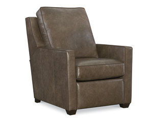 Harper Leather Club Chair - Swivel Chair Available (Made to Order Leathers)
