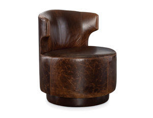 Crofton Leather Swivel Chair (Made to Order Leathers)