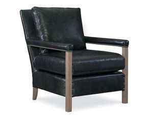 Liam Leather Accent Chair (Made to Order Leathers)