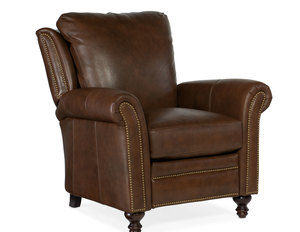 Richardson High Leg Leather Reclining Lounger (Made to order leathers)