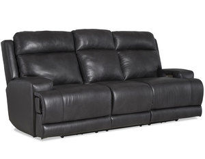 Carthage Leather 91&quot; Dual Reclining Sofa (Made to order leathers)
