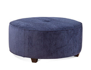 Tilly 40&quot; Round Ottoman (Made to order fabrics and finishes)