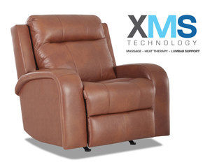 Benson Leather Recliner w/ XMS Heat, Massage and Lumbar + Free Power Headrest (Made to order leathers)