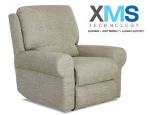 Eddison Recliner w/ XMS Heat, Massage and Lumbar + Free Power Headrest (Made to order fabrics)