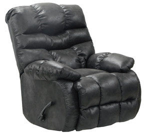 4738 Berman Faux Leather Chaise Rocker Recliner (Choice of Colors)