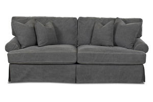 Lahoya D18190 Slipcover Sofa with Down Cushions (93&quot;) Made to order fabrics