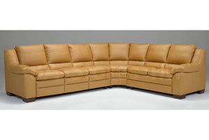 Prudenza A450 Top Grain Leather Power Reclining Sectional (Made to order leathers)