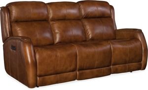 Emerson Leather Power Headrest Power Reclining Sofa (81&quot;)