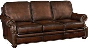 Montgomery Stationary Leather Sofa (83&quot;)