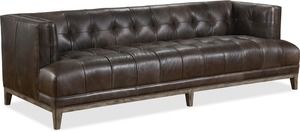 Citizen Leather Stationary Sofa (91.5&quot;)