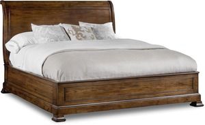 Archivist King Sleigh Bed w/Low Footboard