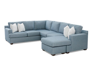 Juniper Stationary Chaise Sectional (Made to order fabrics)