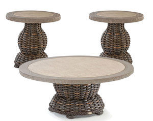South Hampton Outdoor Living Room Tables (Composite Top)