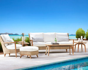 COTE D'AZUR Outdoor Teak Sofa Collection (Made to order fabrics)