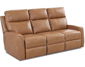 Davion Leather Reclining Sofa (Made to order leathers)
