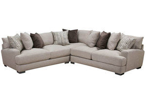 Hannigan 808 Stationary Sectional - Pillows Included