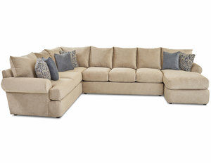 Cora Stationary Sectional (Made to order fabrics)