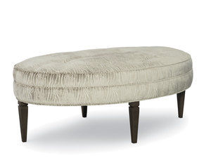 Ellipse 50&quot; x 30&quot; Rectangular Oval Ottoman (Made to Order Fabrics)