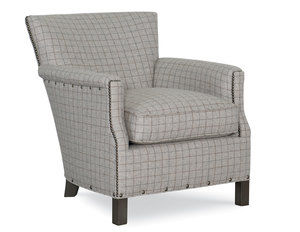 Francois Club Chair - Swivel Chair Available (Made to Order Fabrics)