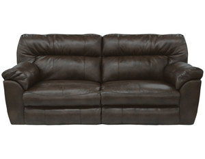 Nolan 90&quot; Dual Reclining Sofa (Extra Wide Seats) - Faux Leather