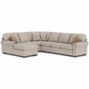 Flexsteel Stationary Sectionals with Chaise Lounges