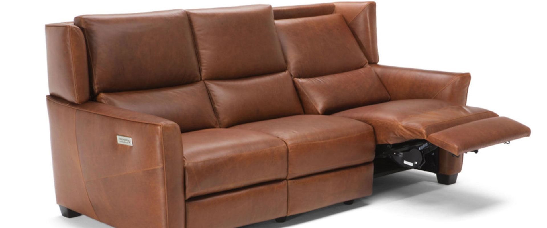 Natuzzi leather deals sofa recliner