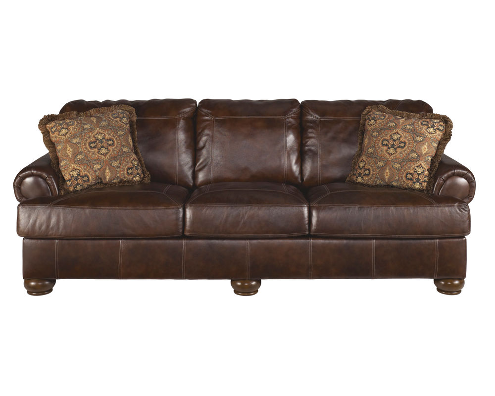 Axiom 100" All Leather Sofa Sofas and Sectionals
